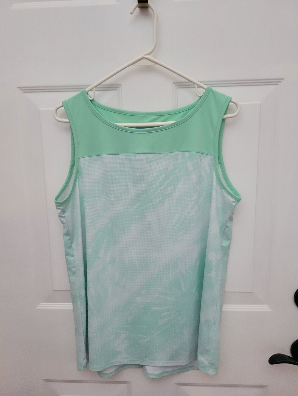 Columbia Sleeveless Mint Tie-Dye Tank Top - Lightweight Women’s Top